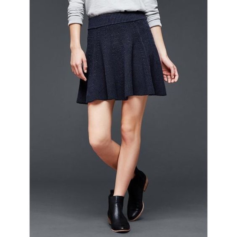 Gap Knit Flare Skater Skirt